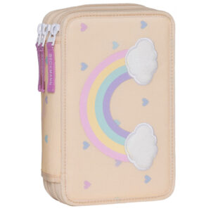 Beckmann 3-Fach Federmäppchen Yellow Heart