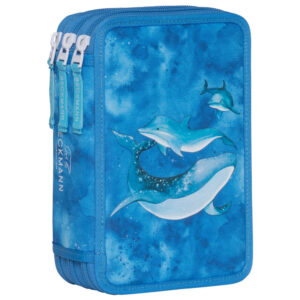 Beckmann 3-Fach Federmäppchen Ocean