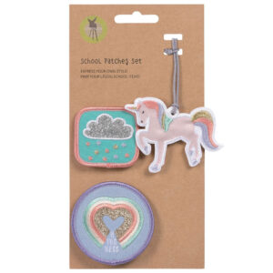 LÄSSIG School Patches-Set Unicorn Glitter