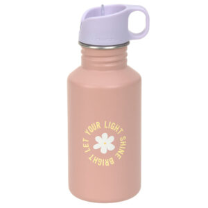 LÄSSIG Edelstahl Trinkflasche 0,5 L Pattern Party Rose