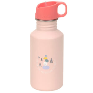 LÄSSIG Edelstahl Trinkflasche 0,5 L Sunny Explorer Rose