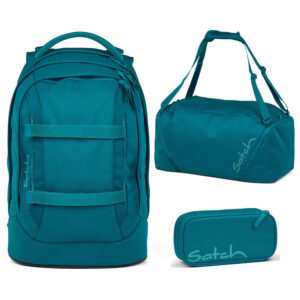 Satch Pack Schulrucksack-Set 3tlg Deep Petrol 2.0