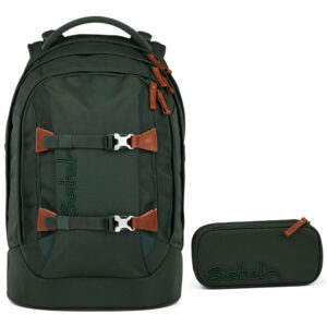 Satch Pack Schulrucksack-Set 2tlg Nordic Forest Green