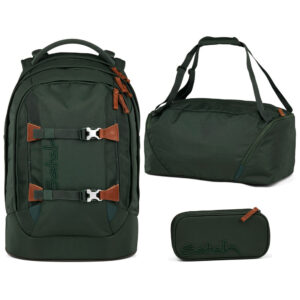 Satch Pack Schulrucksack-Set 3tlg Nordic Forest Green