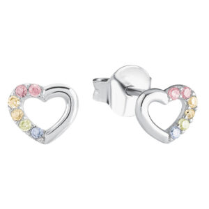 Prinzessin Lillifee by Amor Ohrringe Zirkonia Herz Mehrfa