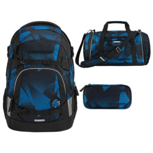 coocazoo MATE Schulrucksack-Set 3tlg Electric Ice