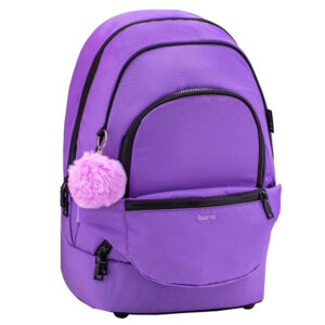 Belmil Premium Schulrucksack-Set 2tlg Tulip Purple