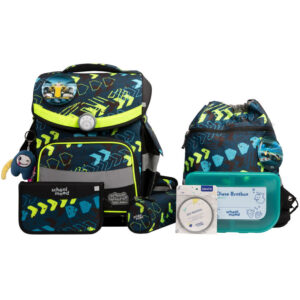 School-Mood Timeless Schulranzen-Set 7tlg Elias Rennwagen