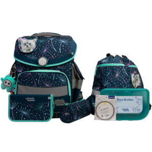 School-Mood Timeless Schulranzen-Set 7tlg Lina Kätzchen