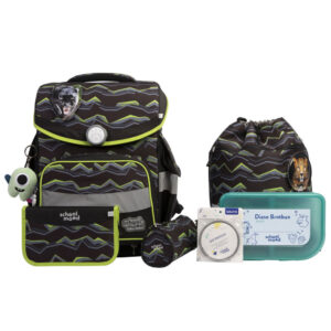 School-Mood Timeless Schulranzen-Set 7tlg Finn Raubkatze