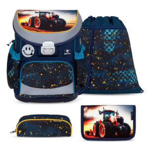 Belmil Mini-Fit Schulranzen-Set 4tlg Tractron