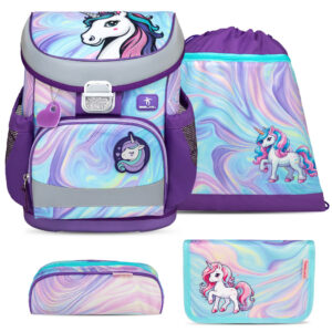 Belmil Mini-Fit Schulranzen-Set 4tlg Unicorn Dream