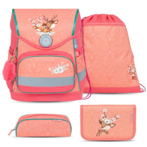 Belmil Compact Schulranzen-Set 4tlg Cute Doe