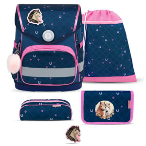 Belmil Compact Schulranzen-Set 4tlg Meet your Horses