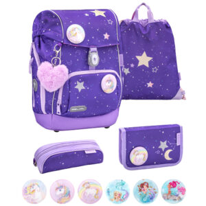 Belmil Premium Comfy Plus Schulranzen-Set 5tlg Dahlia