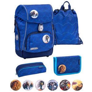 Belmil Premium Comfy Plus Schulranzen-Set 5tlg Estate Blue