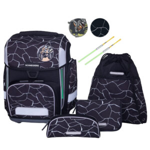 Schneiders Ergolite Schulranzen-Set 9tlg Dark Hunter