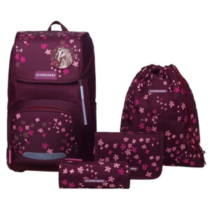 Schneiders Ergoplus Schulranzen-Set 8tlg Berry Blossom