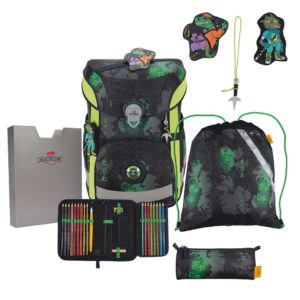 DerDieDas ErgoFlex Easy ST Schulranzen-Set 5tlg Funny Fighter