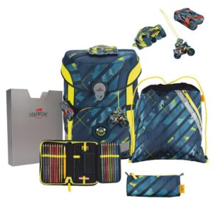 DerDieDas ErgoFlex Easy ST Schulranzen-Set 5tlg Speed Challenge
