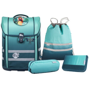 McNeill Perfecto Schulranzen-Set 5tlg Gradient Blue Lagoon