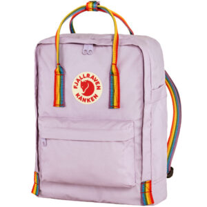 Fjällräven Kanken Rainbow Rucksack Pastel Lavender-Rain