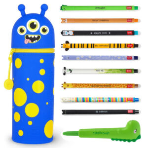 Legami Bundle mit Mäppchen und Stiften 12tlg Monster