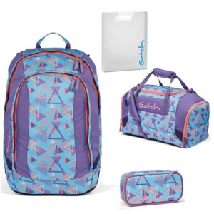 Satch Air Schulrucksack-Set 4tlg 80s Dance
