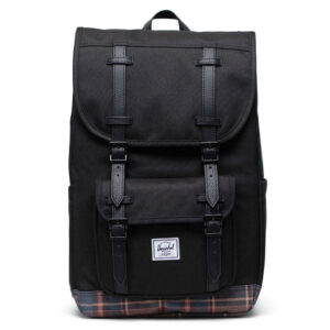 Herschel Little America Mid Rucksack Black Winter Plaid