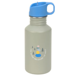 LÄSSIG Edelstahl Trinkflasche 0,5 L Sunny Explorer Green