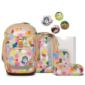 Ergobag Pack Schulrucksack-Set 6tlg Flower PowBär 2.0