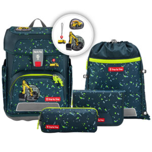 Step by Step CLOUD Schulranzen-Set 5tlg Bagger Rocco