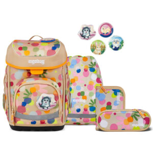 Ergobag Cubo Schulranzen-Set 5tlg Flower PowBär 2.0