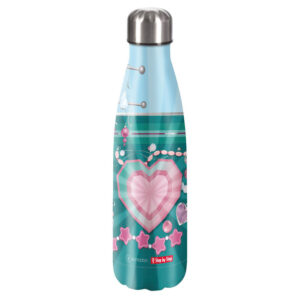 Step by Step Edelstahl-Trinkflasche 500 ml Glitter Heart