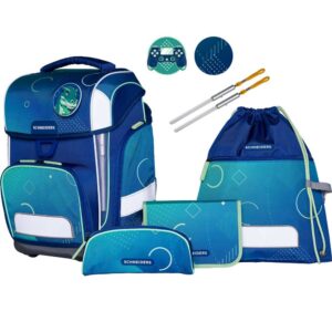 Schneiders Ergolite Schulranzen-Set 9tlg Geo Motion