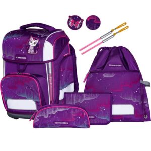 Schneiders Ergolite Schulranzen-Set 9tlg Wavy Dots