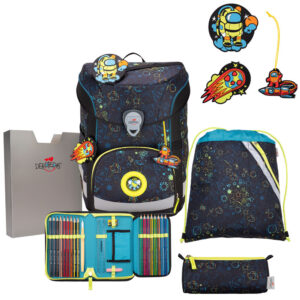 DerDieDas ErgoFlex Easy ST Schulranzen-Set 5tlg Crazy