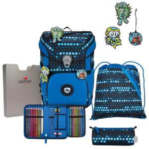 DerDieDas ErgoFlex Easy ST Schulranzen-Set 5tlg Blue Robot