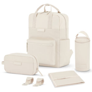 Kapten & Son Bergen Pro Diaper Wickelrucksack-Set Sandstone