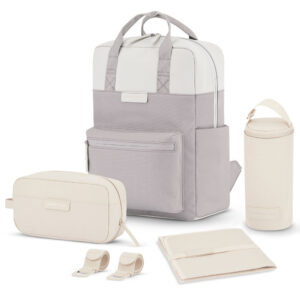 Kapten & Son Bergen Pro Diaper Wickelrucksack-Set Muted Clay