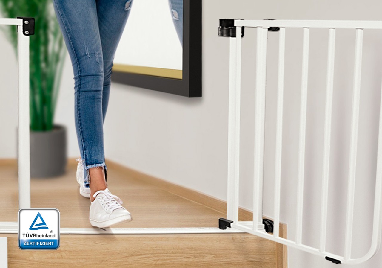 IMPAG® Treppenschutzgitter Safe Step ohne Stolperkante 62 - 282 cm""