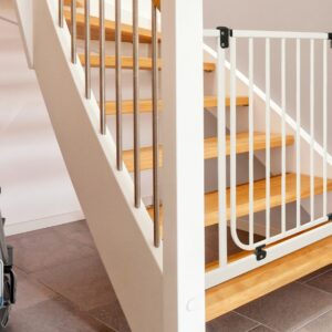 IMPAG® Treppenschutzgitter Easy Step ohne Verbreiterung 83 - 112 cm""