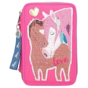 Depesche TOPModel 3-Fach Federtasche Miss Melody Streichp