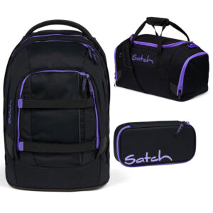Satch Pack Schulrucksack-Set 3tlg Purple Phantom