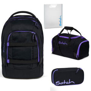 Satch Pack Schulrucksack-Set 4tlg Purple Phantom