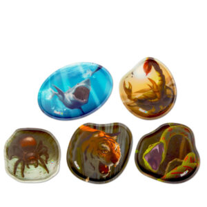 Ergobag Kontur Klettie-Set 5tlg Gefährliche Tiere