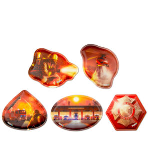 Ergobag Kontur Klettie-Set 5tlg Feuerwehr