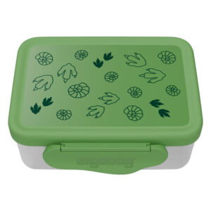 Ergobag Edelstahl Brotdosen-Set Dschungel