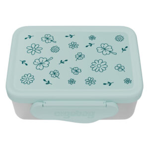 Ergobag Edelstahl Brotdosen-Set Blumen