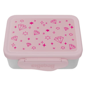 Ergobag Edelstahl Brotdosen-Set Glitzer